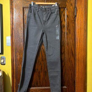 American Eagle 10 Long Jeggings Gray NWT AEO High Waist